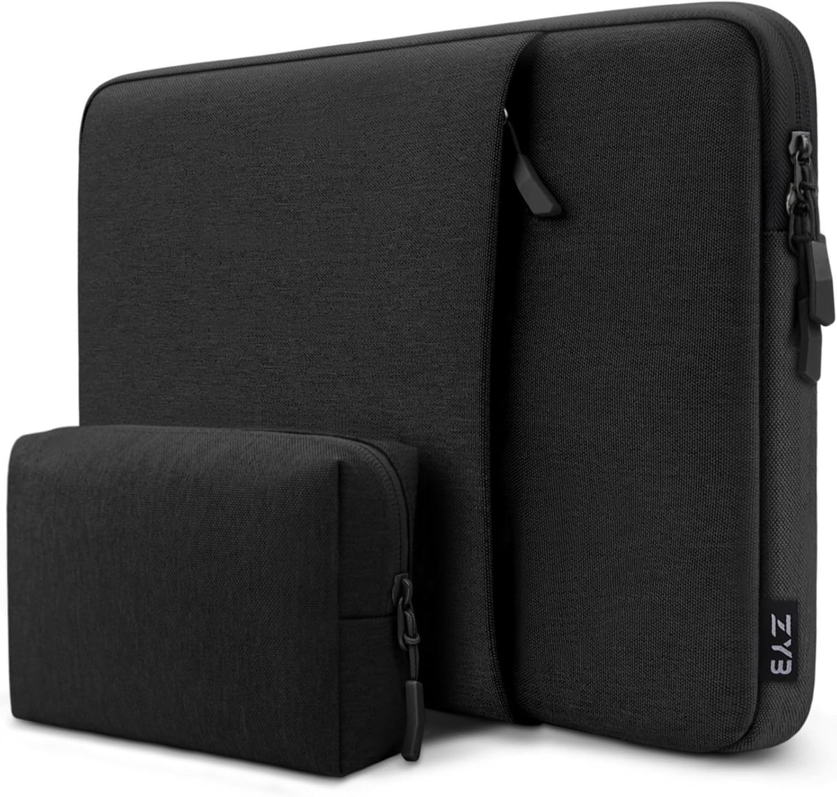15,6 inch laptoptas, waterdichte hoes, laptoptas, 15,6 voor 15 inch notebook, Lenovo, Thinkpad, HP, Acer, Dell, Surface laptop, 2025-2019, MacBook Pro 16, M4-M1, zwart
