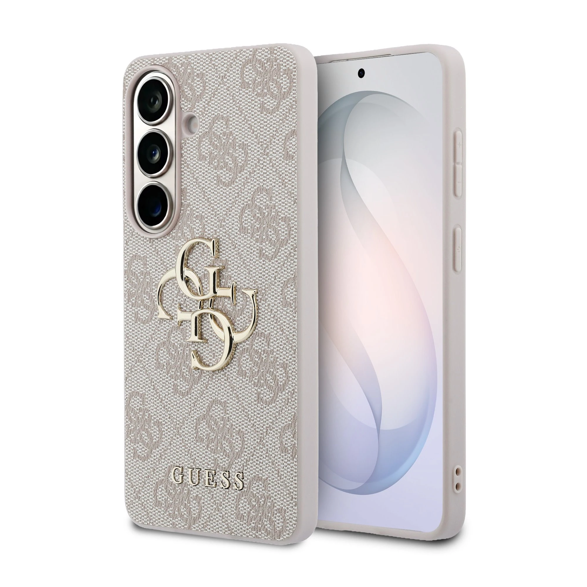 Guess 4G Metal Logo Samsung Galaxy S26 Plus - Roze