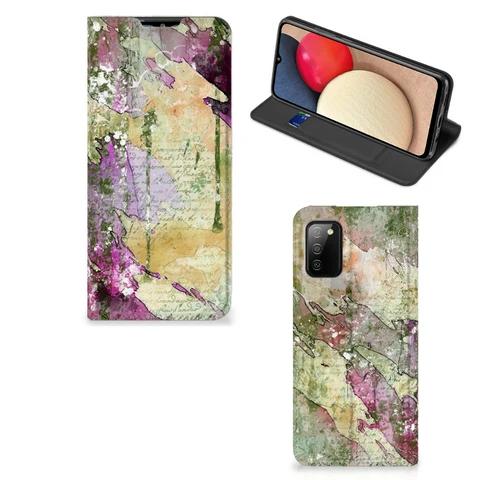 Bookcase Samsung Galaxy M02s | A02s Letter Painting