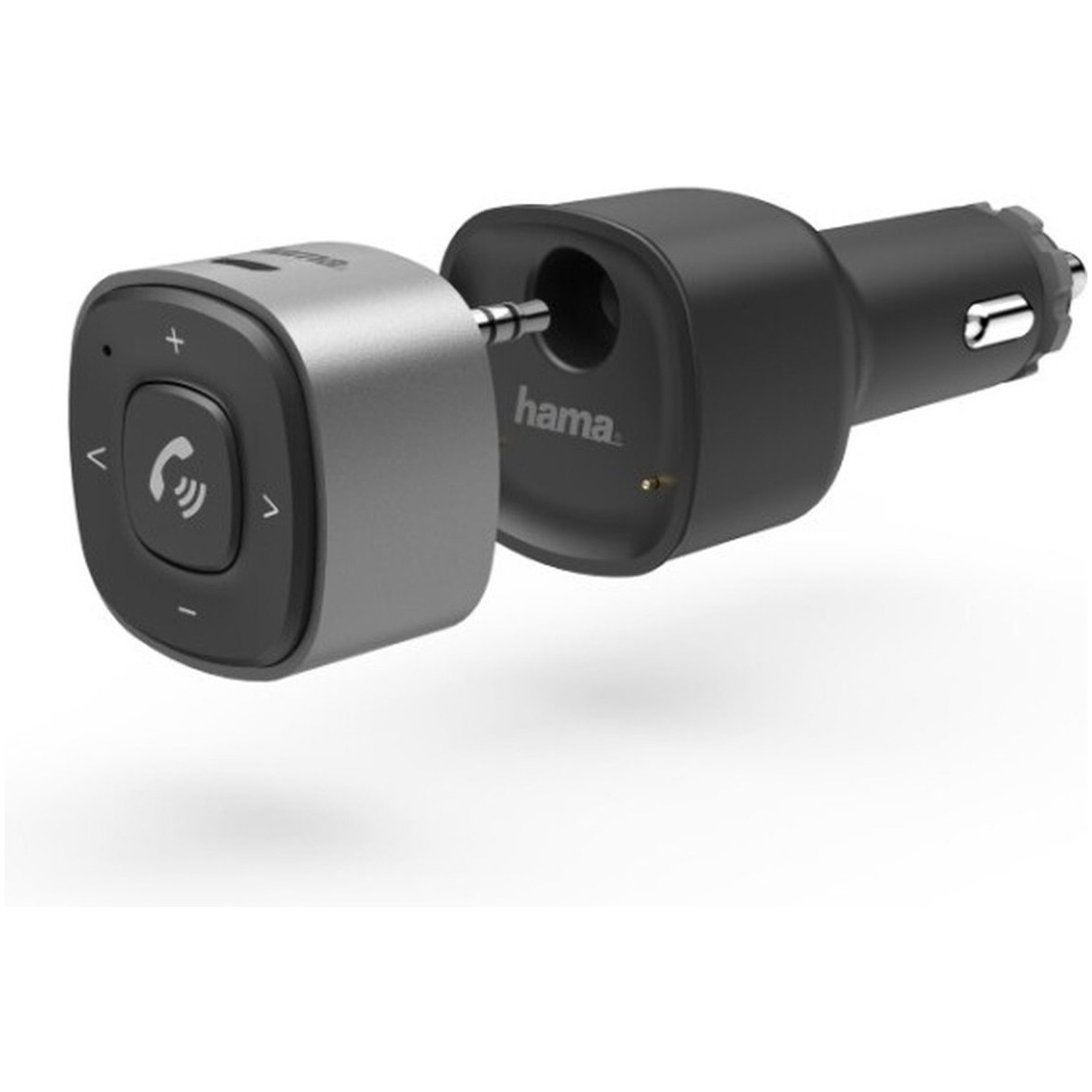 Hama Bluetooth-receiver voor auto, met 3,5-mm-stekker en USB-oplader Kabel Zwart