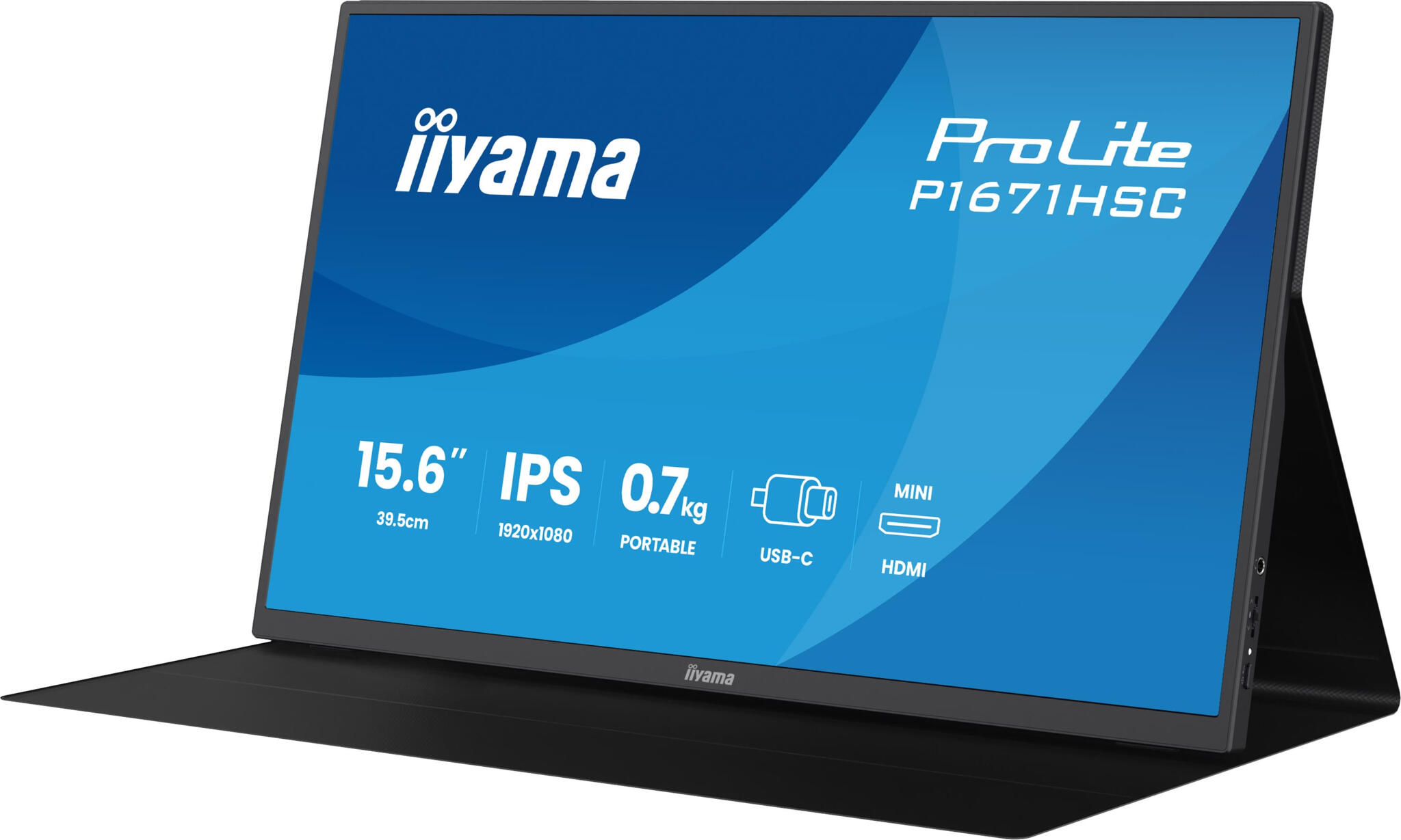 Iiyama P1671HSC-B1 Portable monitor