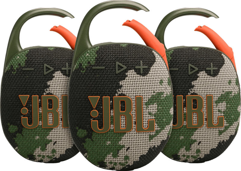 JBL Clip 5 Squad 3-pack