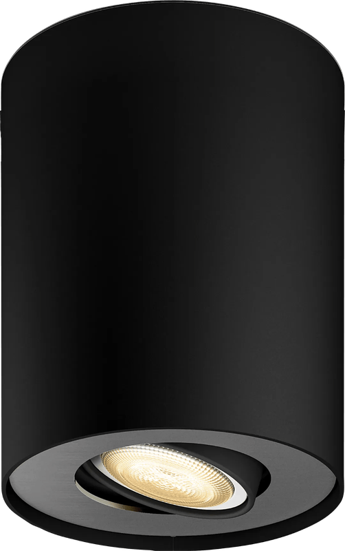 Philips Hue Pillar Opbouwspot White Ambiance - Zwart - 1-spots