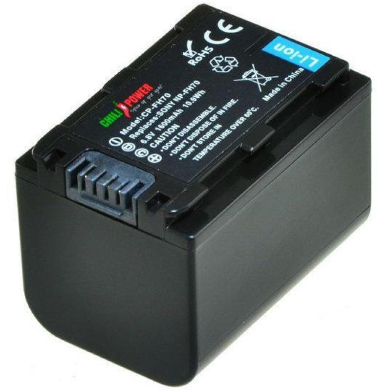 ChiliPower NP-FH70 / NP-FH60 accu voor Sony - 1800mAh