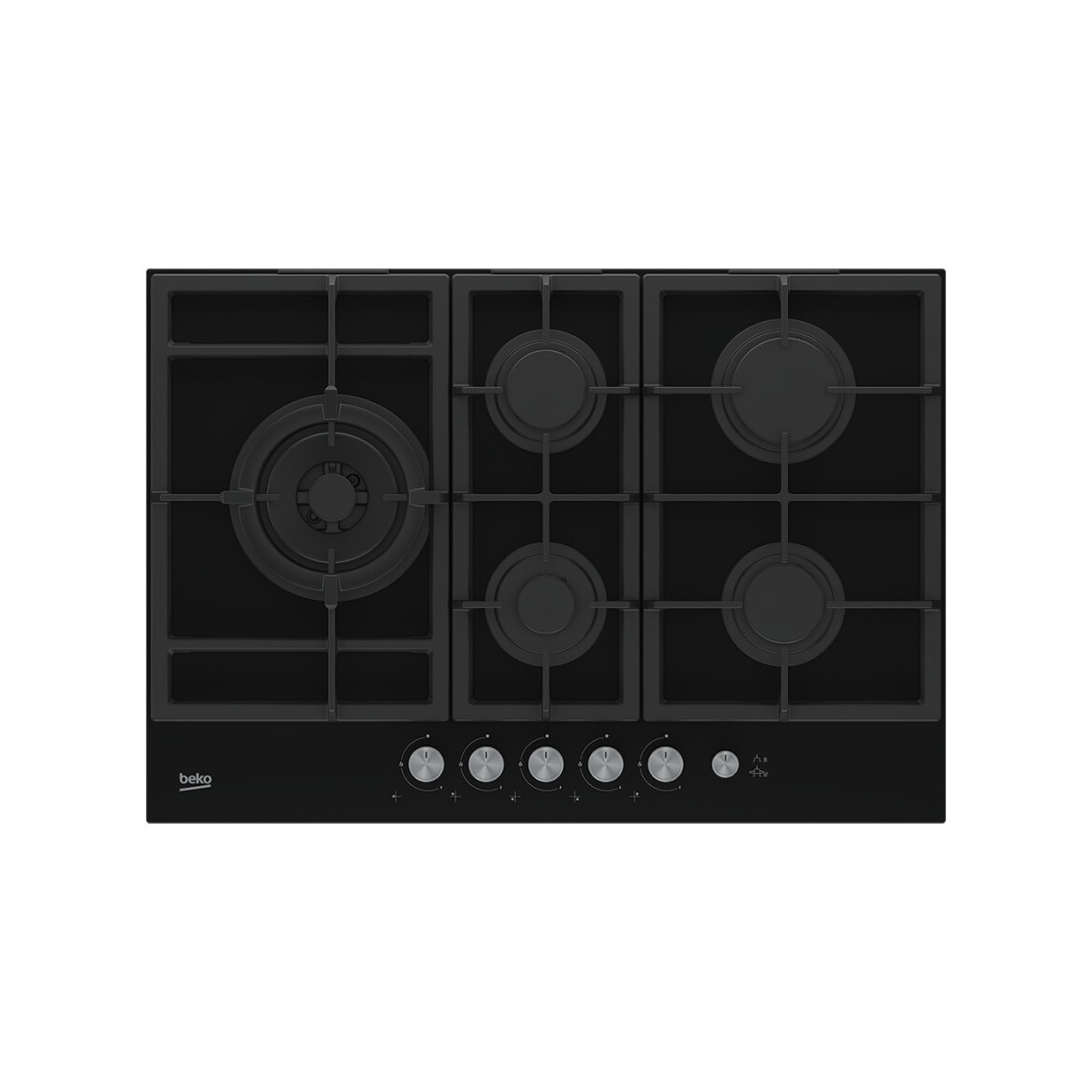 Beko HILL75235S Gas kookplaat Zwart