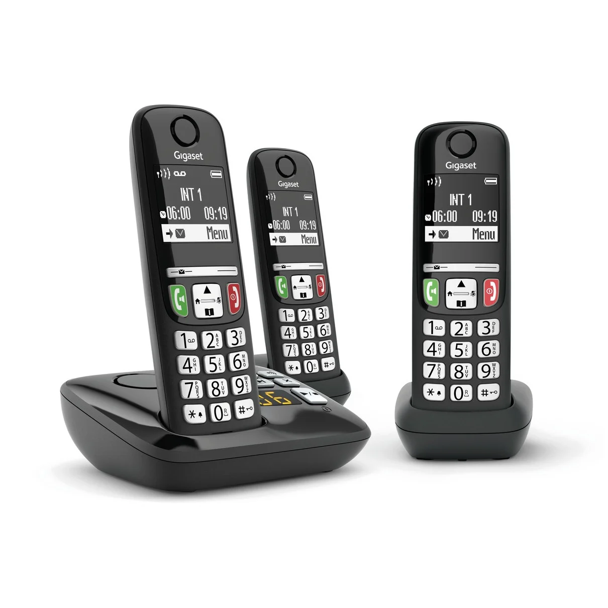 Gigaset A735A Trio Huistelefoon Zwart