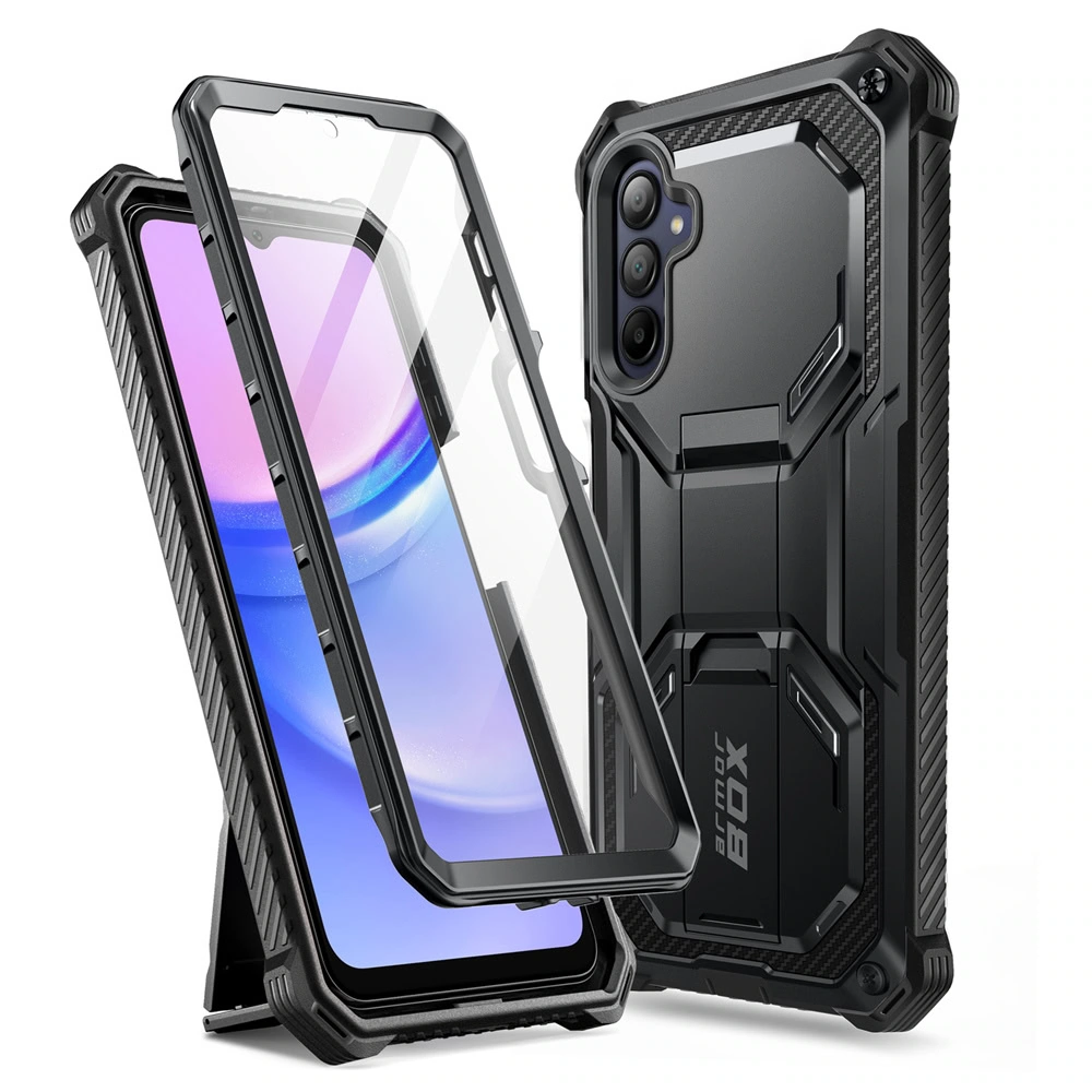 Armorbox Samsung Galaxy A16 hoesje met screen protector - Zwart