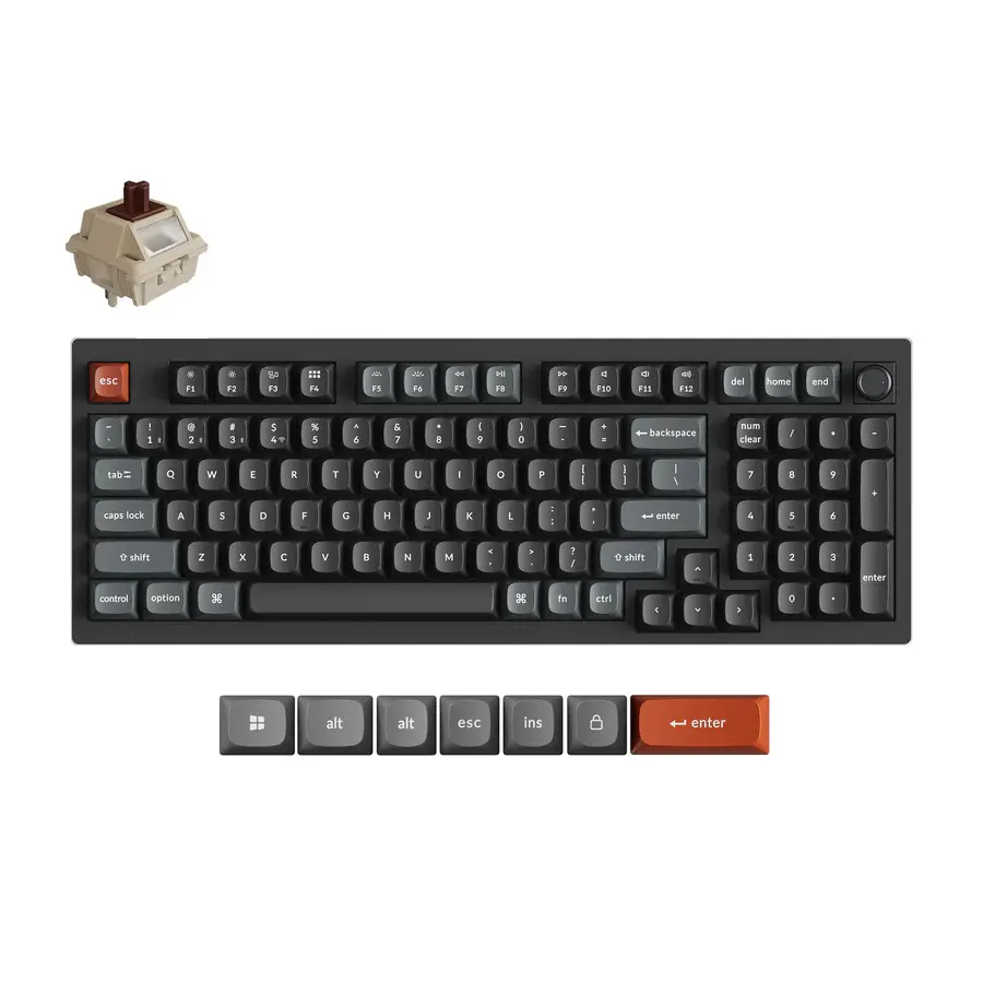 Keychron V5 Ultra 8K brown toetsenbord