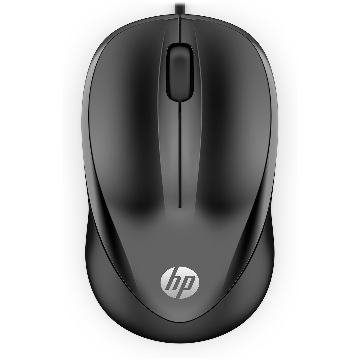 HP Wired Mouse 1000 Muis Zwart