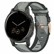 Canvas nylon bandje - Grijs - Huawei Watch 5 - 42mm