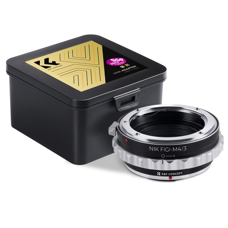 K&F Concept lensadapter Nikon F (G-type) naar Micro 4/3 mount