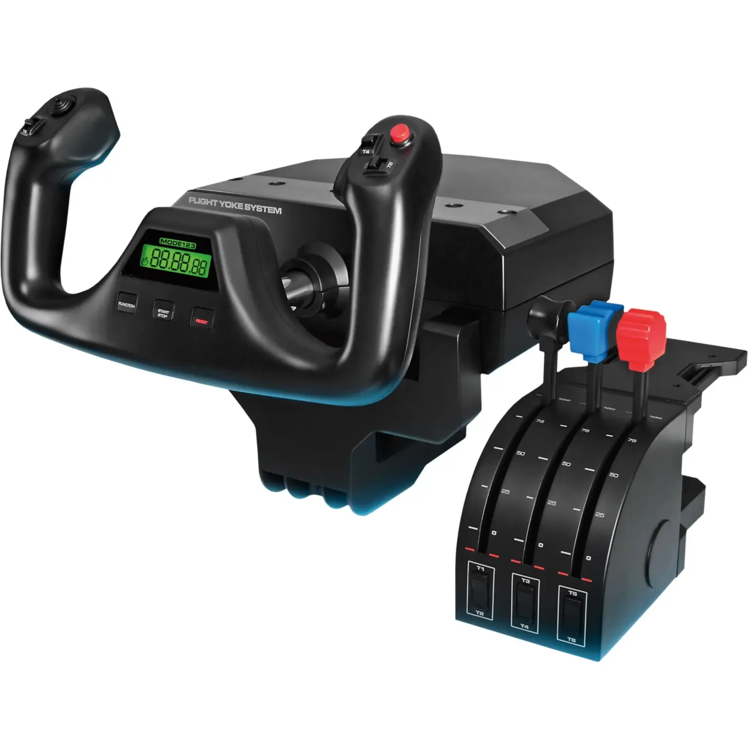 Logitech G Saitek Pro Flight yoke met throttle