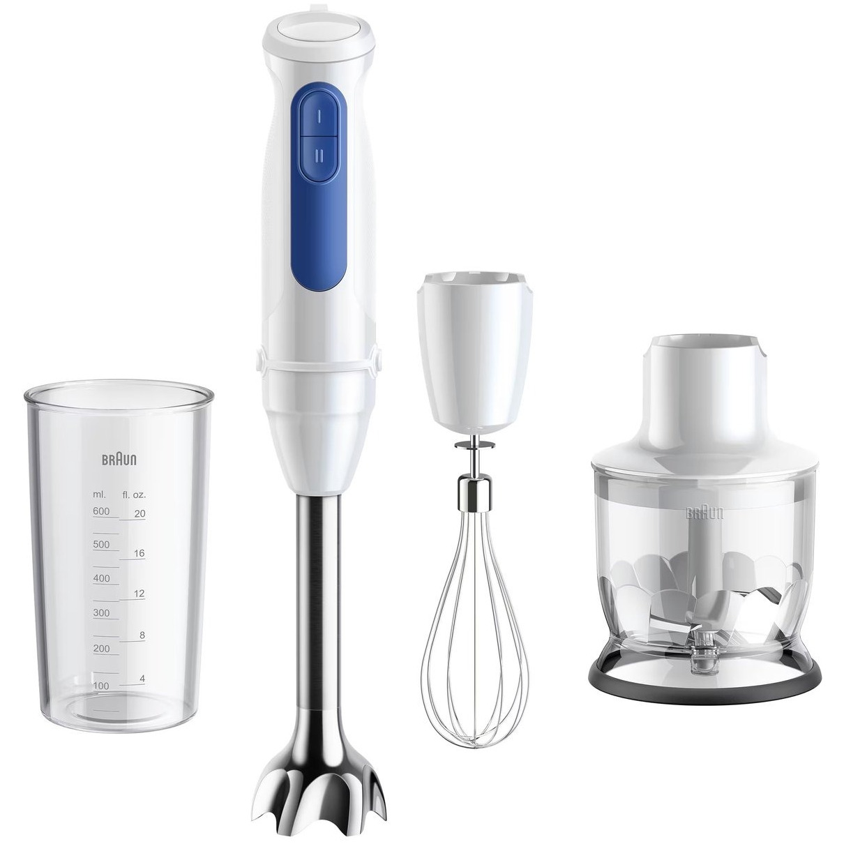 Braun MQ30202MWH Staafmixer Wit