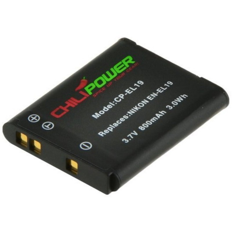 ChiliPower EN-EL19 accu voor Nikon - 800mAh