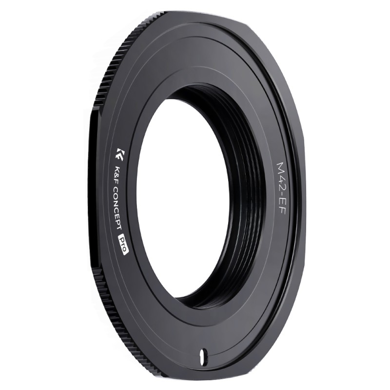 K&F Concept lensadapter M42 naar Canon EOS (EF, EF-S) mount PRO - hoogwaardige adapter voor vintage lenzen