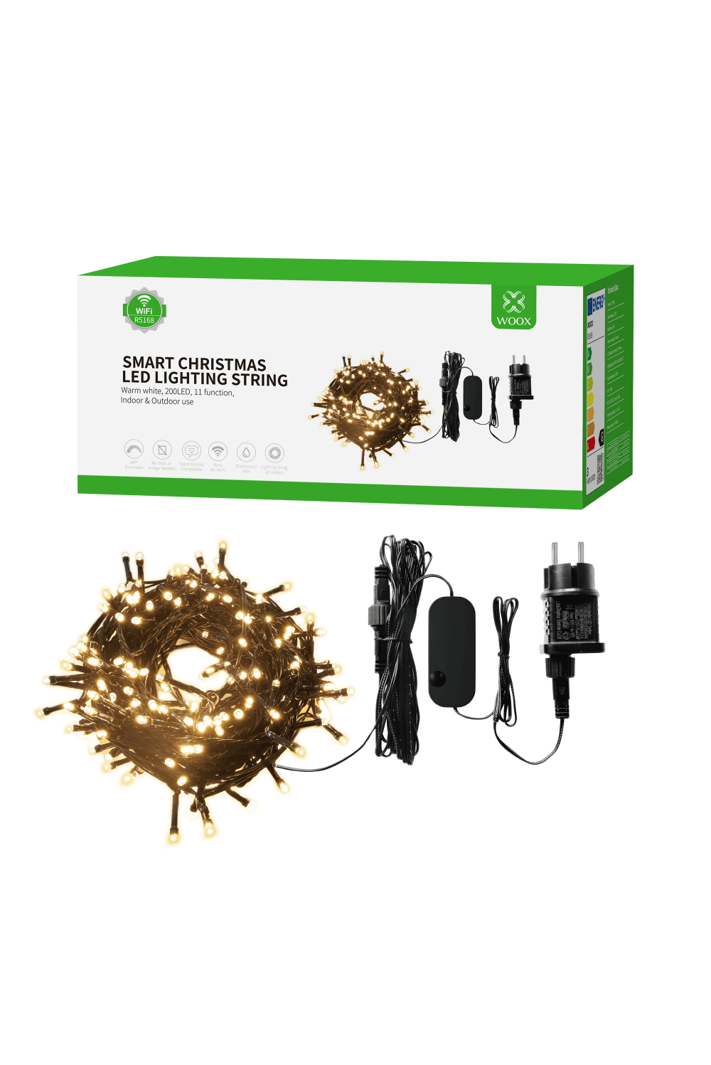 Woox slimme Kerstverlichting 20m