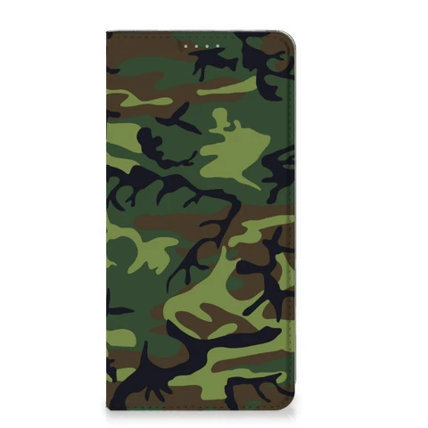 Google Pixel 7 | Hoesje met Magneet | Army Dark