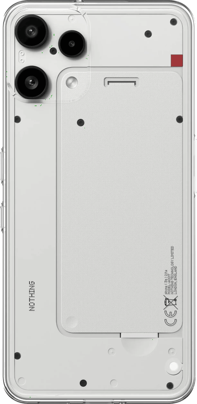 Just in Case Soft Design Nothing Phone (3a) Lite Back Cover Transparant