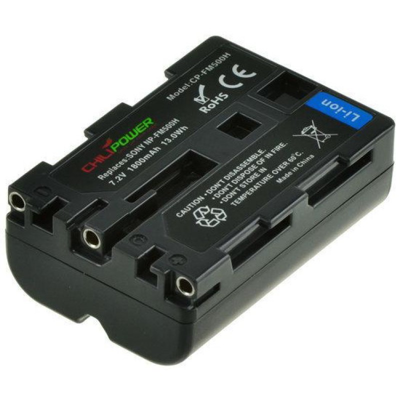 ChiliPower NP-FM500H accu voor Sony - 1800mAh