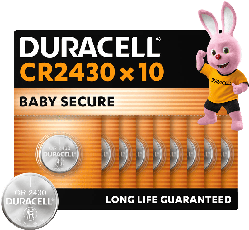 Duracell Specialty CR2430 lithium knoopcelbatterijen 3V 10 stuks