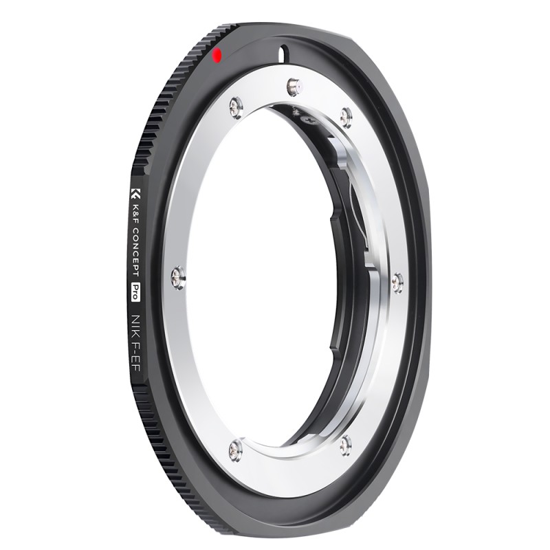 K&F Concept lensadapter Nikon F naar Canon EOS (EF/EF-S) mount PRO