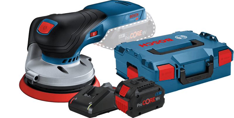 Bosch Professional GEX 18V-125 8,0 Ah ProCORE Accu Starterspakket