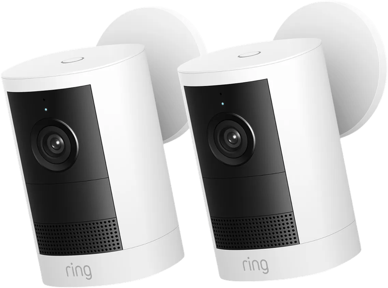 Ring Outdoor Camera Batterij 2e Generatie Wit Duo Pack