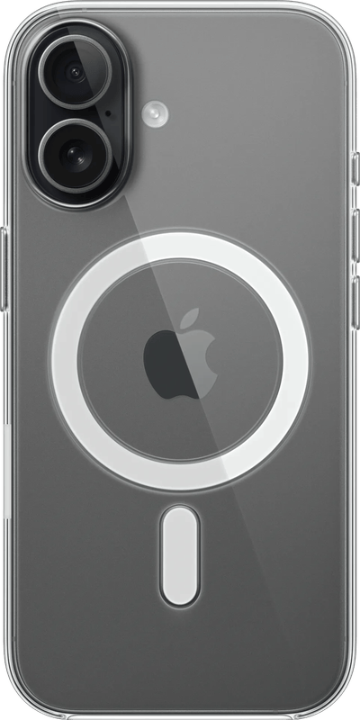Apple iPhone 17 Back Cover met MagSafe Transparant