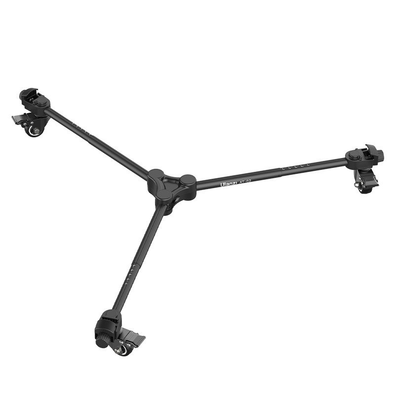 Ulanzi AT-02 draagbare tripod dolly met 360° zwenkwielen en verstelbare poten