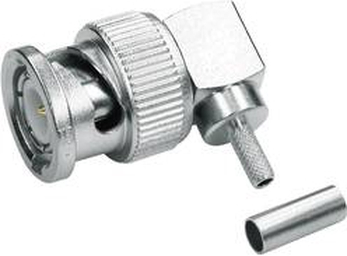 Telegärtner 100023458 100023458 BNC-connector Stekker, haaks 75 Ω 1 stuk(s)