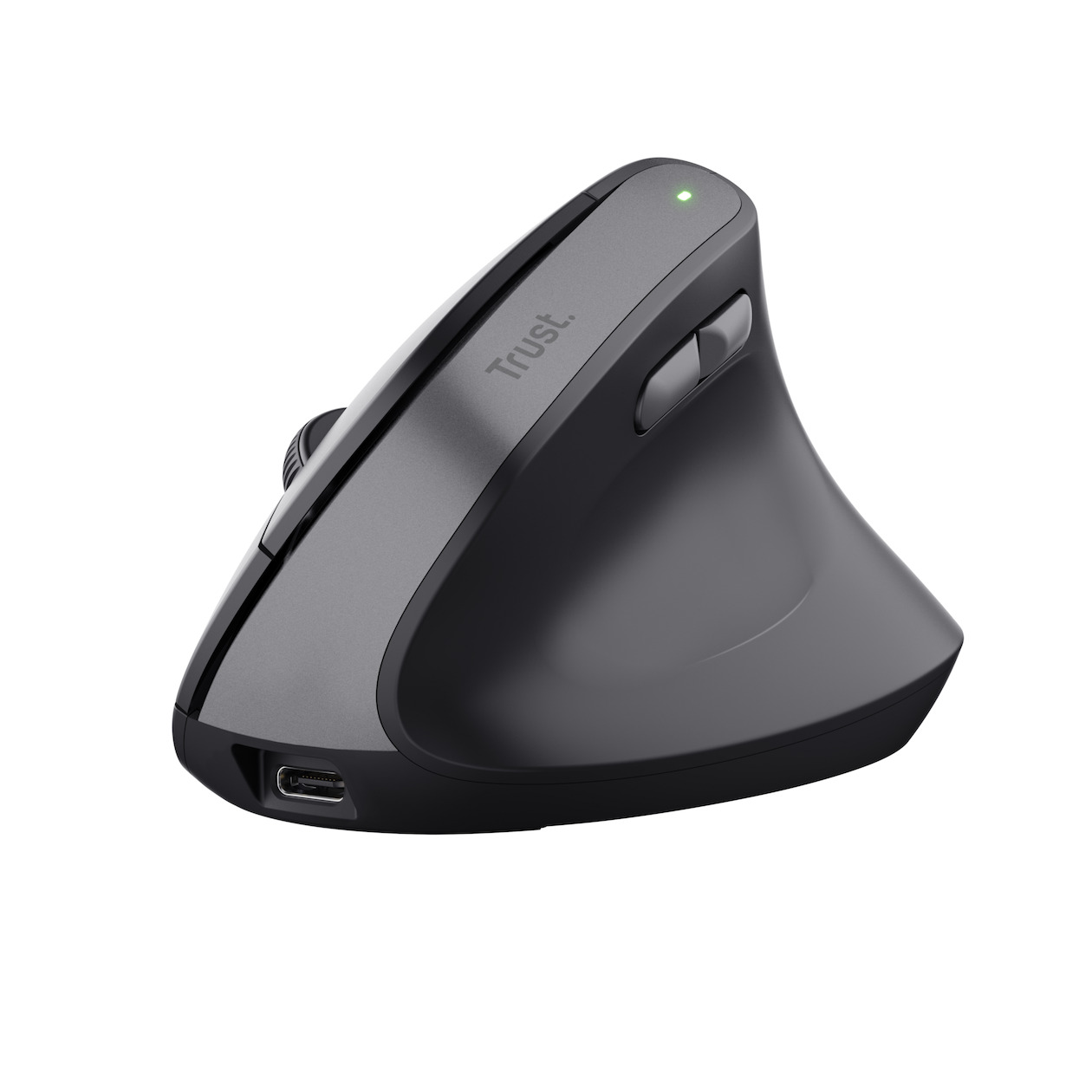 Trust TM-270 Ergonomic Draadloze Muis Muis Zwart