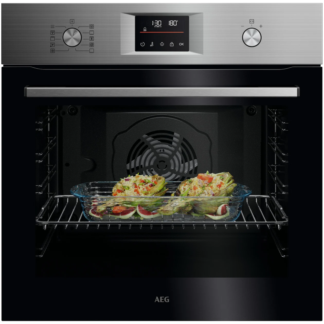 AEG OU5PB40SM Inbouw oven Grijs