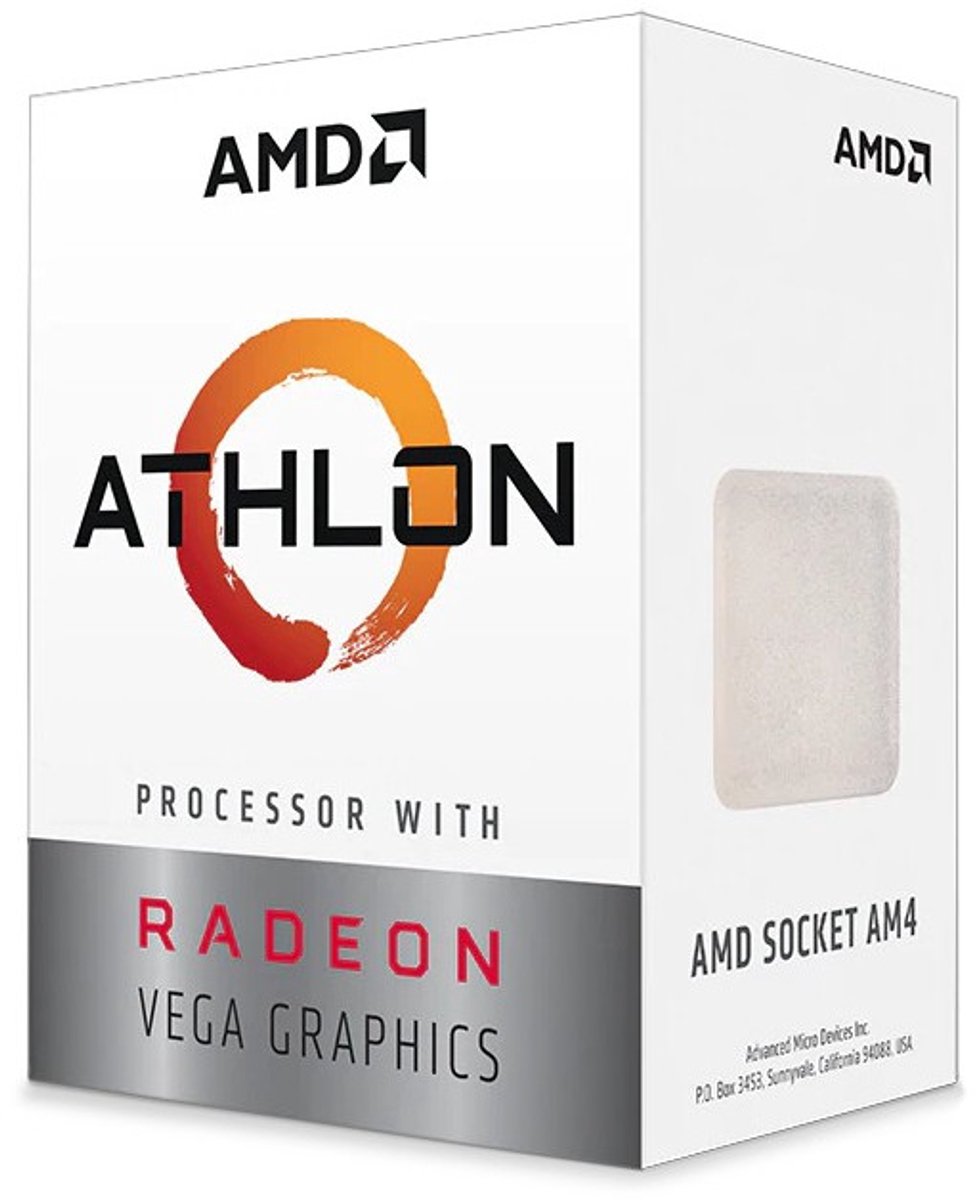 AMD Athlon 3000G processor 3,5 GHz 4 MB L3 Doos