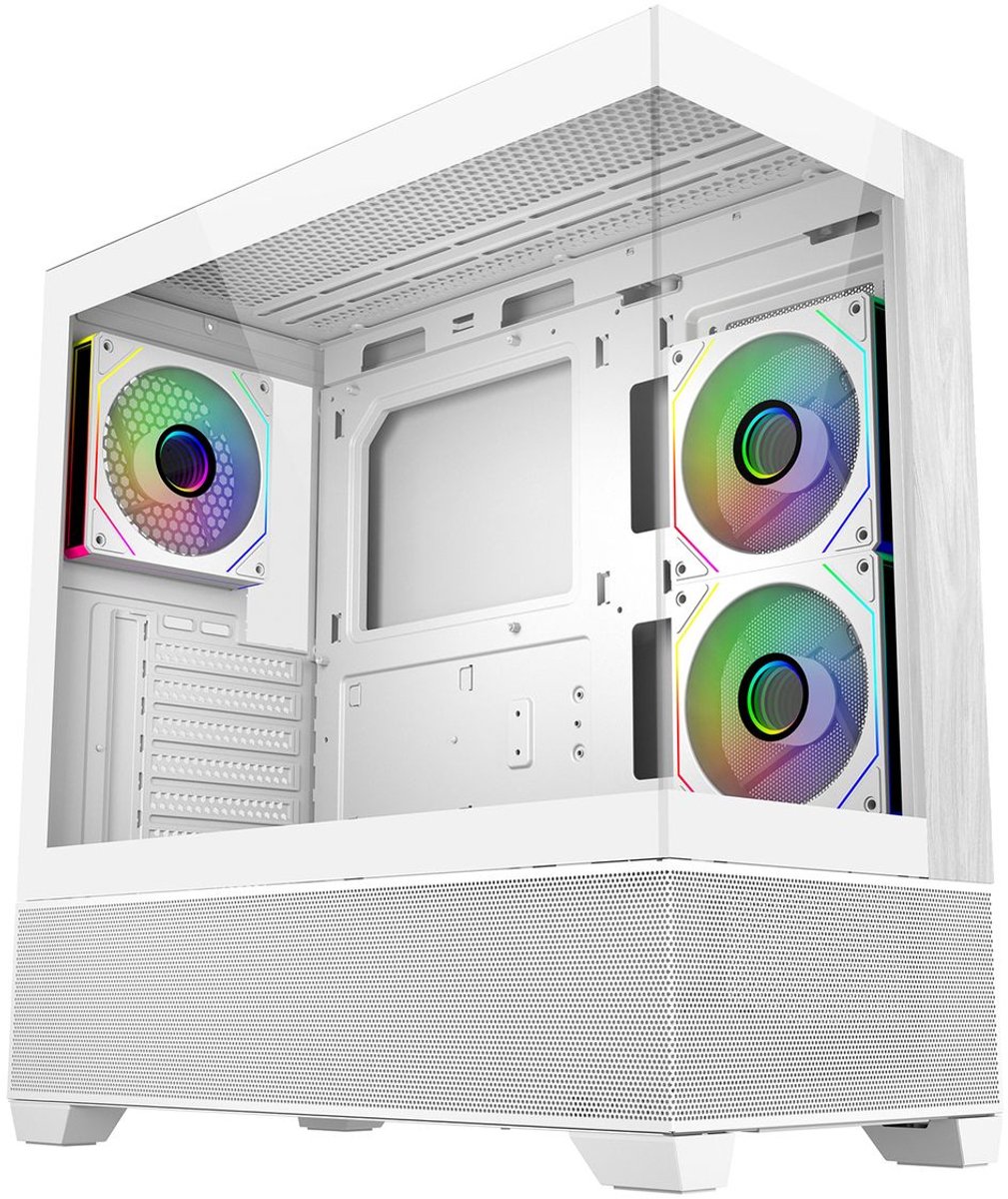 Cooler Master Elite 690 Wood - Wit