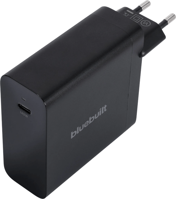 BlueBuilt 140W GaN Usb C Oplader Zwart