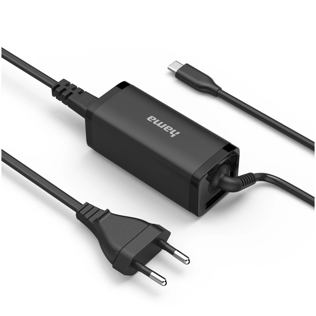 Hama Universele USB-C-notebook-netadapter GaN Power Delivery (PD) 5-20V/65W Oplader Zwart