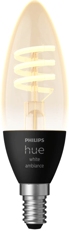 Philips Hue Filamentlamp White Ambiance kaarslamp E14 Losse lamp