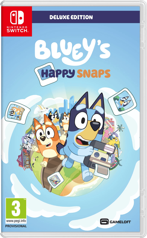 Bluey's Happy Snaps Day One Deluxe Edition Nintendo Switch