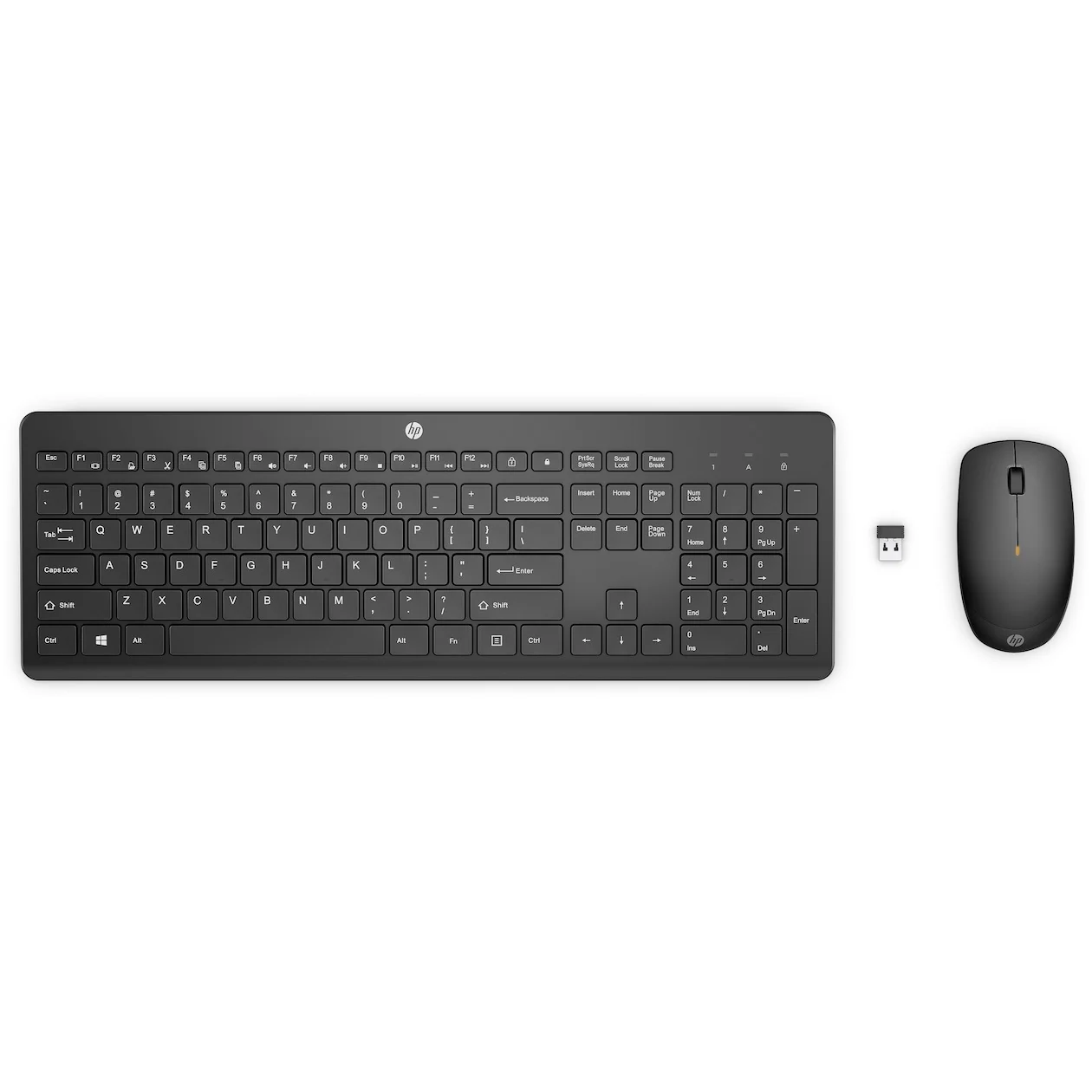 HP 230 Draadloze Toetsenbord en Muis Toetsenbord Zwart