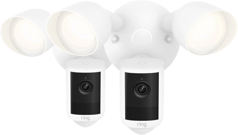 Ring Floodlight Camera 2e Generatie Wit Duo Pack