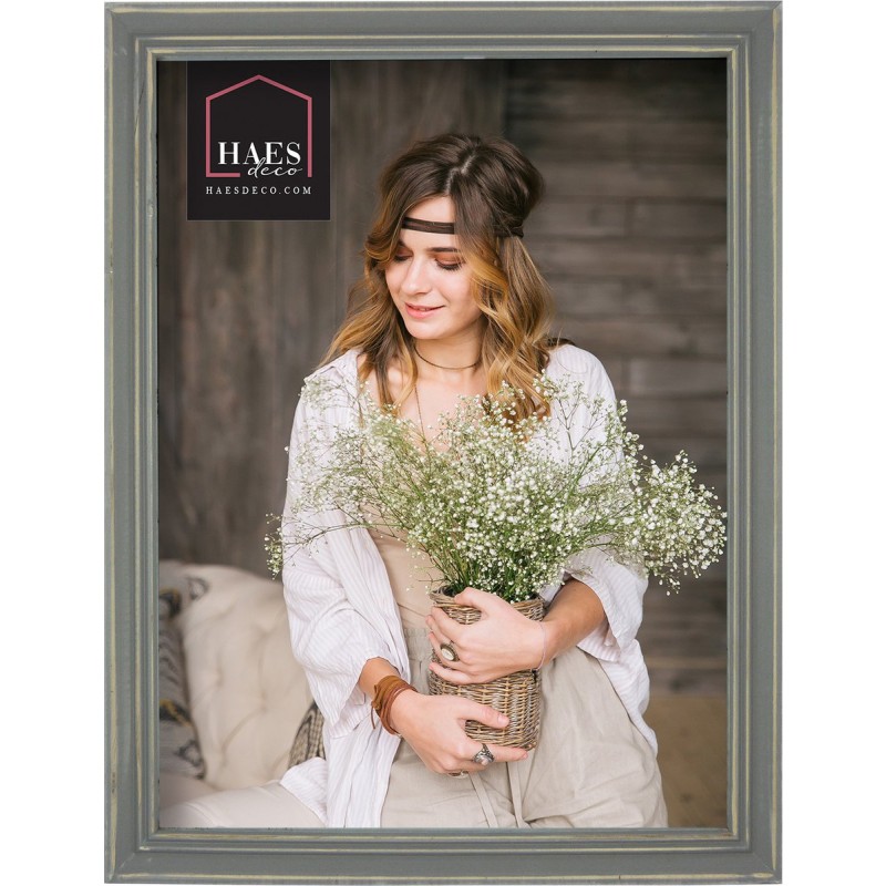 Haes Deco Houten Fotolijst Nancy Vintage Grijs voor 1 foto formaat 20x30 - SP10330