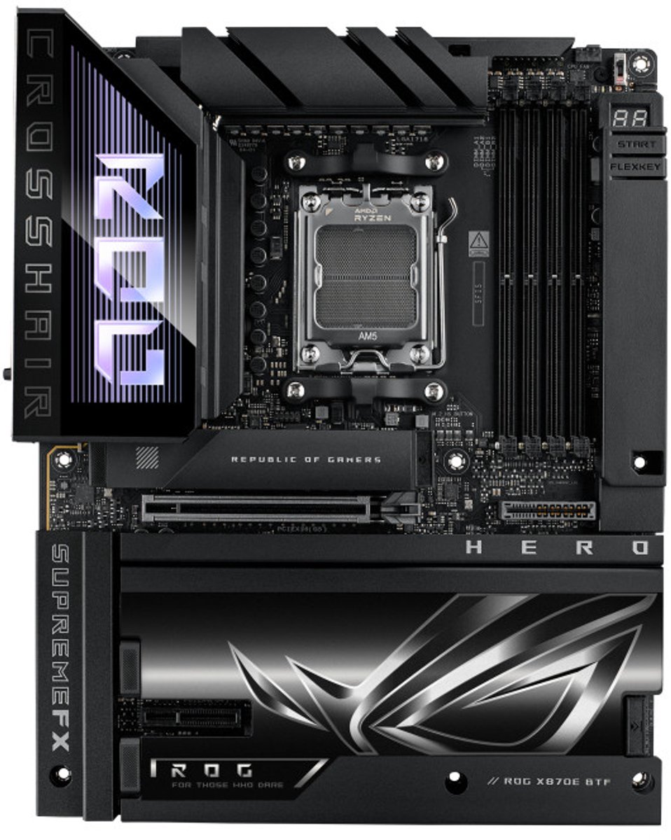 ASUS ROG CROSSHAIR X870E HERO BTF AMD X870E Socket AM5 ATX