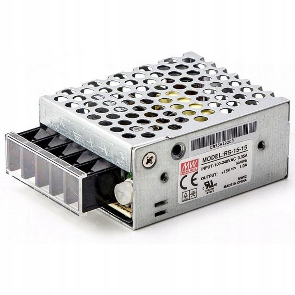 Mean Well RS-15-15 Schakelnetvoedingsmodule 15 V/DC 1 A 15 W