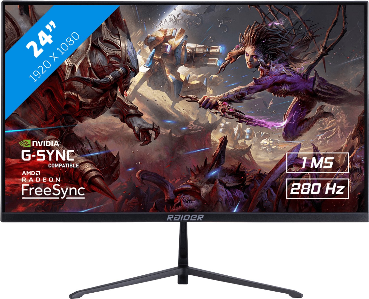 24 RAIDER 280Hz CURVED PRO GAMING