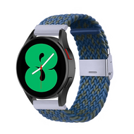 Braided nylon bandje - Blauw / groen gemêleerd - Garmin Vivoactive 6 / Vivoactive 5 / Vivoactive 3