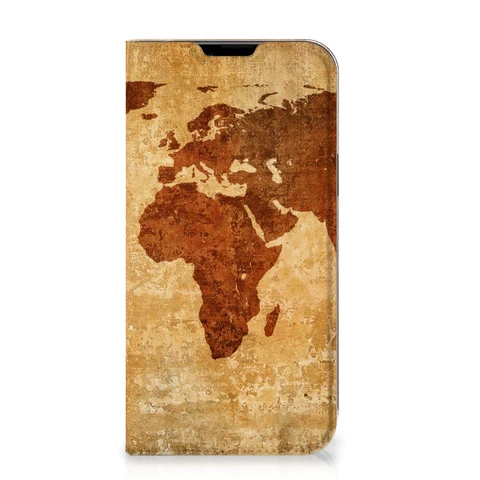 Apple iPhone 14 Plus | Book Cover | Wereldkaart