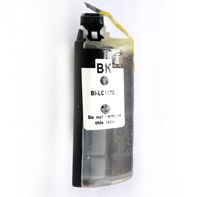 Huismerk Brother LC-127XLBK cartridge zwart