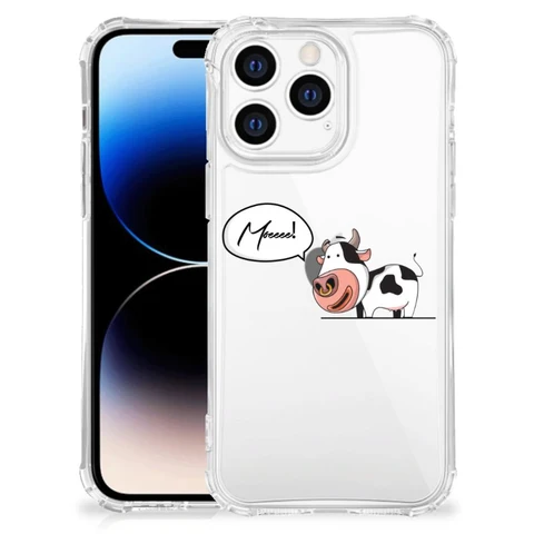 Apple iPhone 14 Pro Max Stevig | Bumper Hoesje | Cheeky Cow
