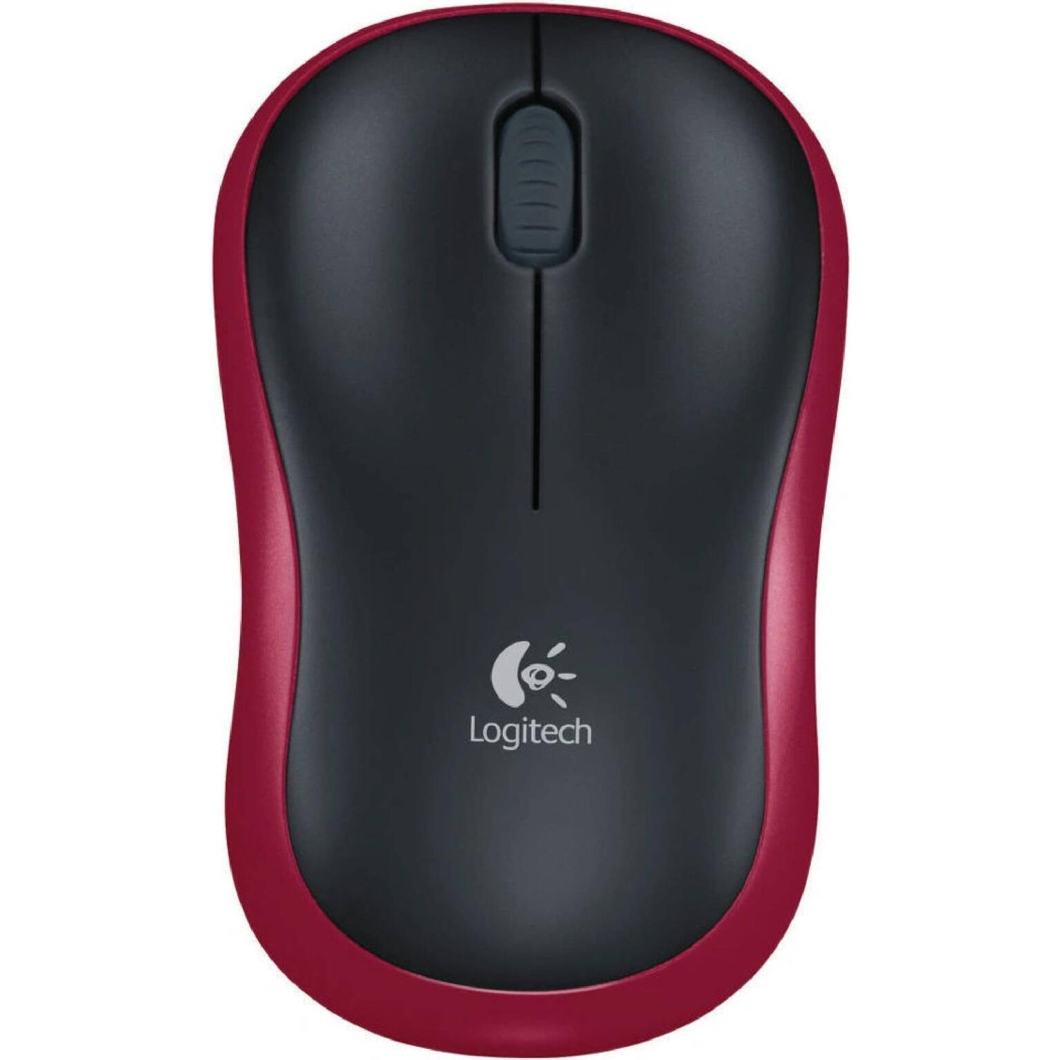 Logitech M185 muis rood
