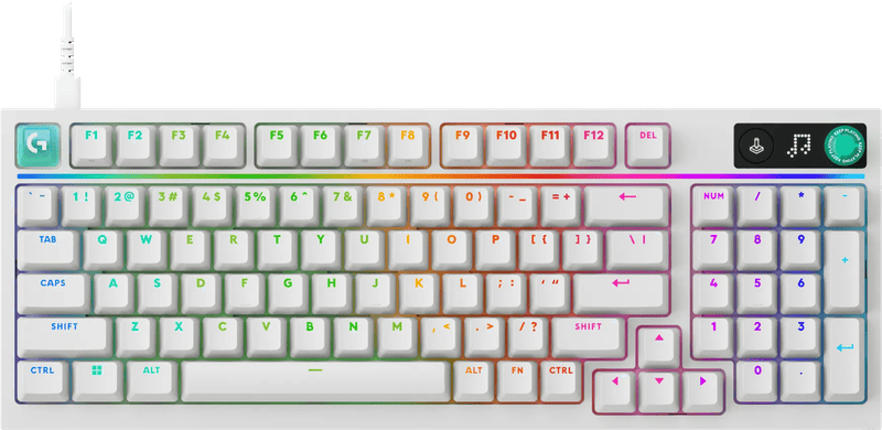 Logitech G316 X 98 Bedrade Gaming Toetsenbord Qwerty Wit